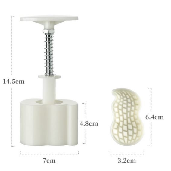 50g Peanut mooncake mould persimmon presser plunger mold snowskin 月饼模