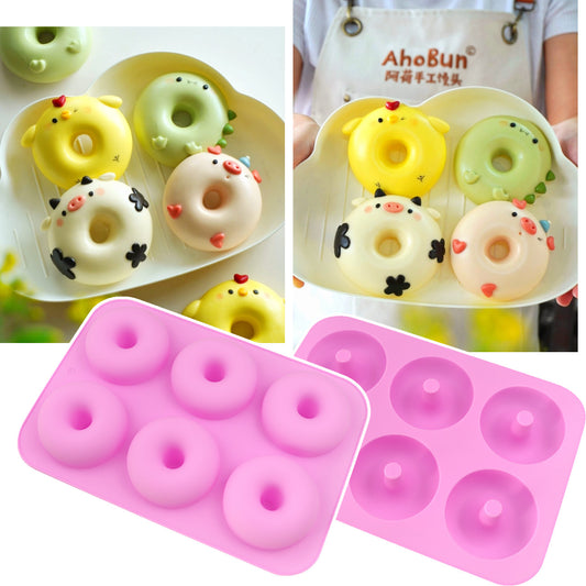 Donut cake mould donut baking ring silicone pan mold