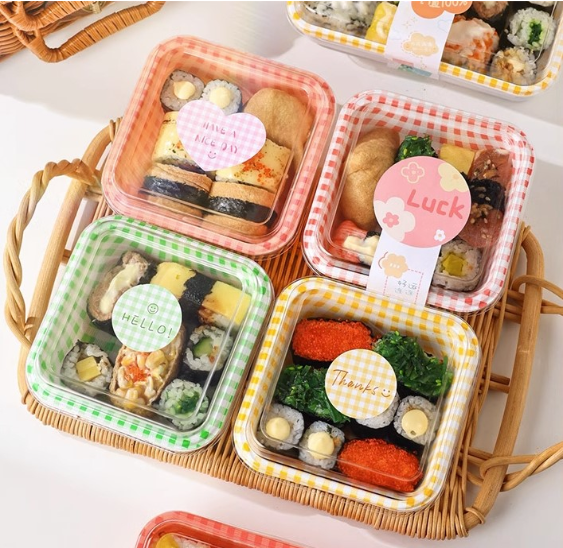 🔥10pcs cake box container tiramisu cup cake plastic tray mousse cups disposable pudding takeaway box