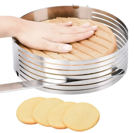 Cake torting ring cake layer slicing tool mousse ring 12 inch 10 inch 9 inch ring