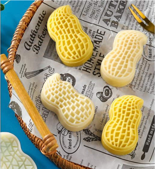 50g Peanut mooncake mould persimmon presser plunger mold snowskin 月饼模