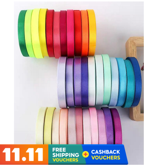 1cm ribbon roll satin bow ribbons for gift box