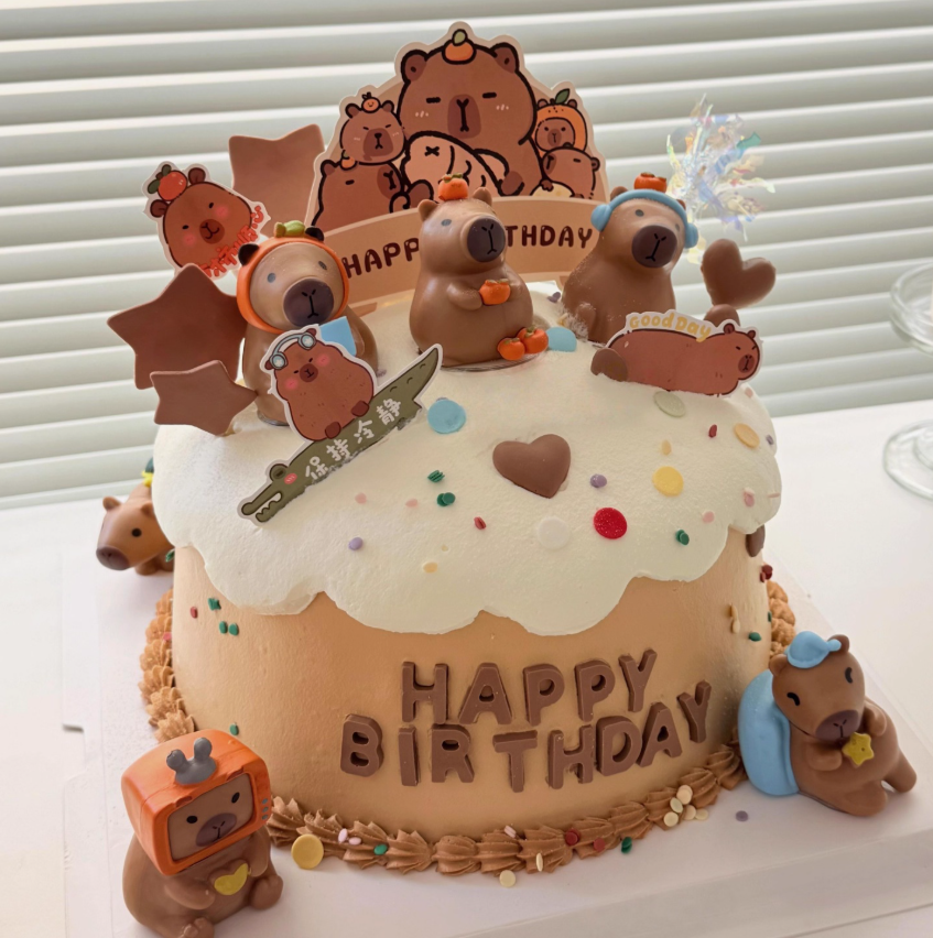 CapyBara Cake topper