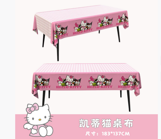 Hello Kitty and Friends tablecloth 137x183cm