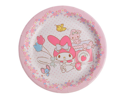 My Melody plates 10pcs
