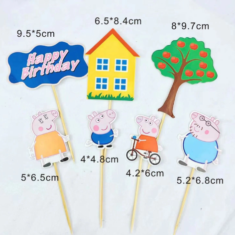 Peppa Pig Cake Topper Figurine
