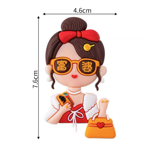 Money Cake topper money pulling cake lucky 财神爷 摇钱树 chinese new year auspicious figurine money tree decoration