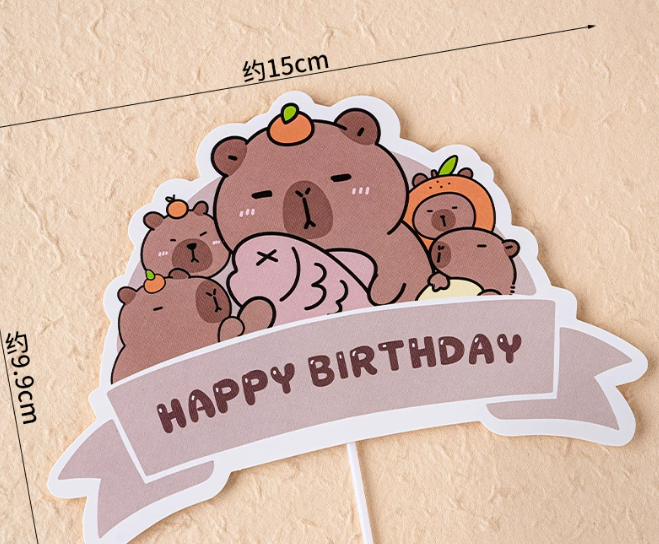 CapyBara Cake topper