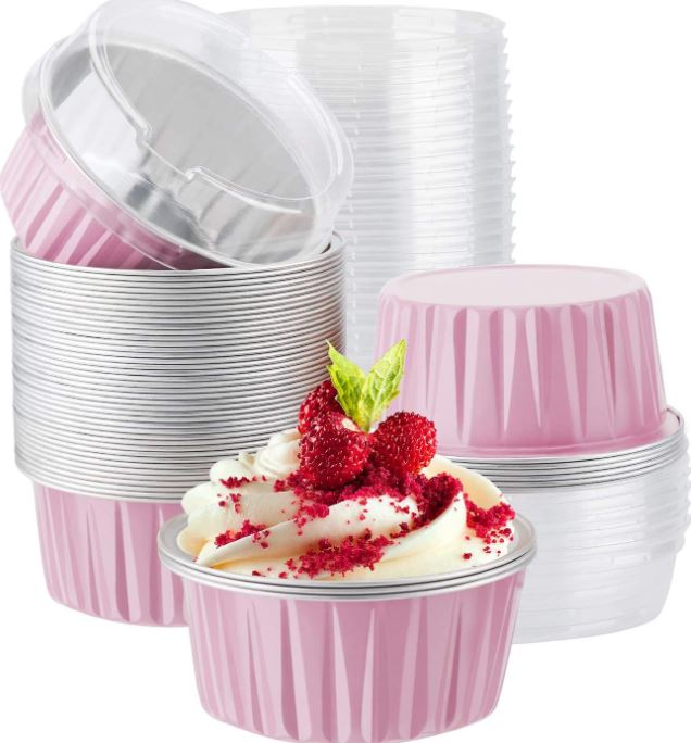 50pcs Baking Cup Bakeable Muffin Liner