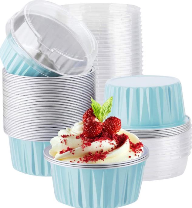 50pcs Baking Cup Bakeable Muffin Liner