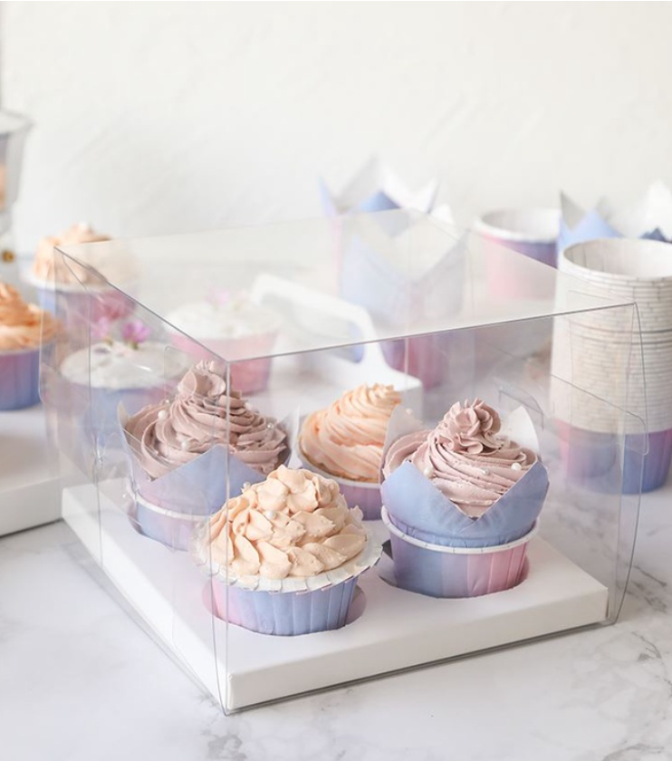 50pcs unicorn pastel blue pink cupcake liners baking cup paper cups liner for muffin