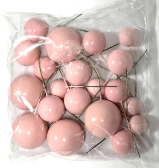 20pcs/pack (1-4cm) Gold ball cake decorating balls sphere colour cake topper