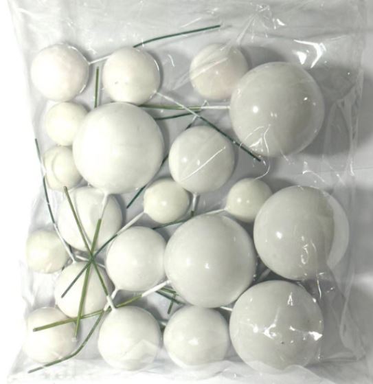 20pcs/pack (1-4cm) Gold ball cake decorating balls sphere colour cake topper