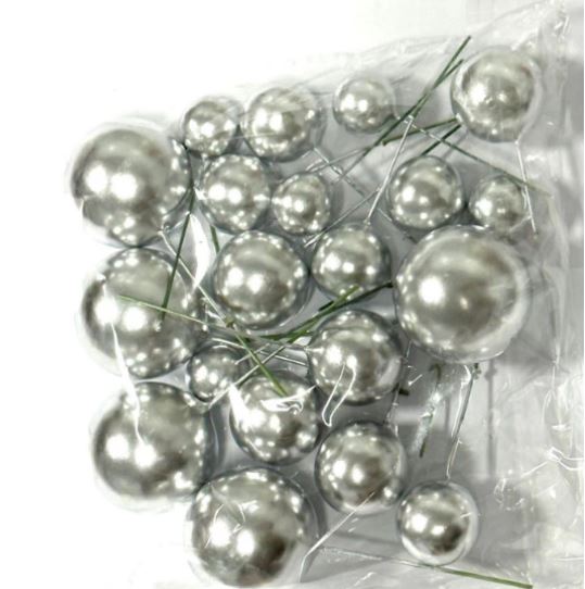 20pcs/pack (1-4cm) Gold ball cake decorating balls sphere colour cake topper