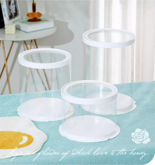8/10/12 inch Clear Cake Box Transparent Display Gift Box