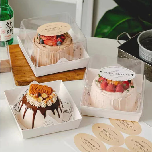 5pcs - 6 inch (17cm) Cake Box