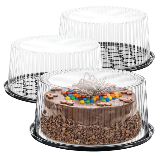 10pcs cake box chiffon cake container plastic packaging Sweet