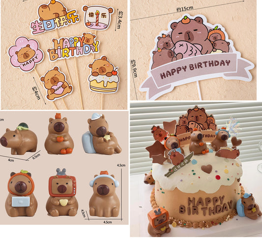 CapyBara Cake topper