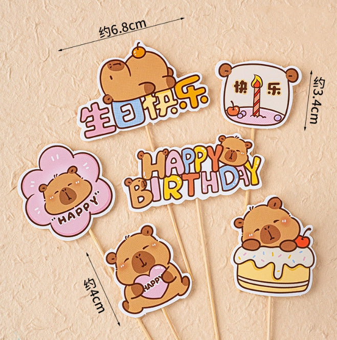 CapyBara Cake topper