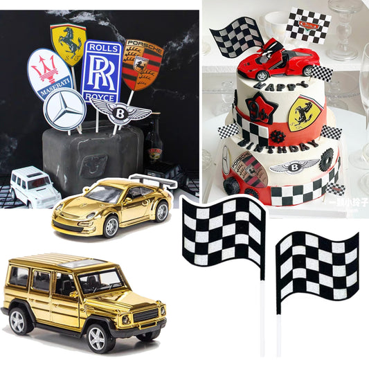 F1 Cars Topper Racing Car Cake Decoration