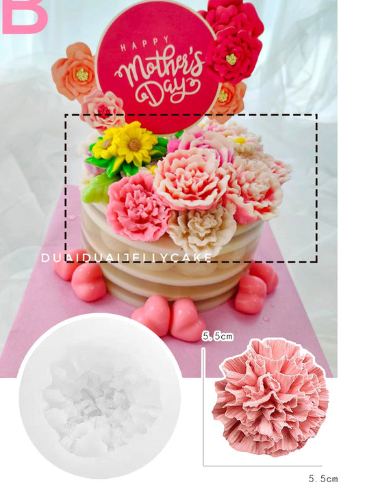 Carnation Mould Mother's Day Jelly mould