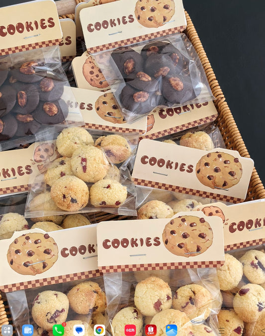 Cookies paper Tags Cookies packaging Bag