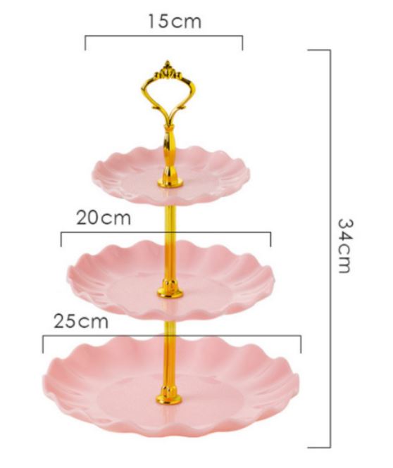 Cupcake stand dessert stand fruit platter display rack 3 tier cake stand