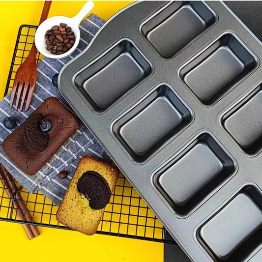 Financier loaf pan brownie pan baking tray cake mould pound cake pan rectangle mold