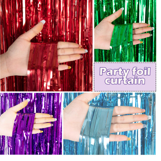 Party Backdrop Foil Fringe Curtain