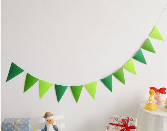 Happy birthday wall bunting flag decoration for party colourful event