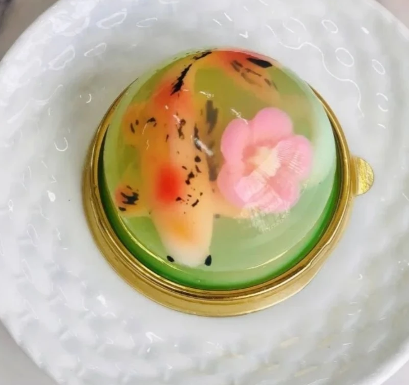 Koi fish mould carp auspicious fish 鲤鱼模 jelly mold chocolate mould