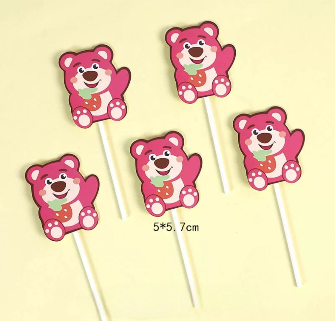 Lotso Bear Cake toppers cupcake decoration