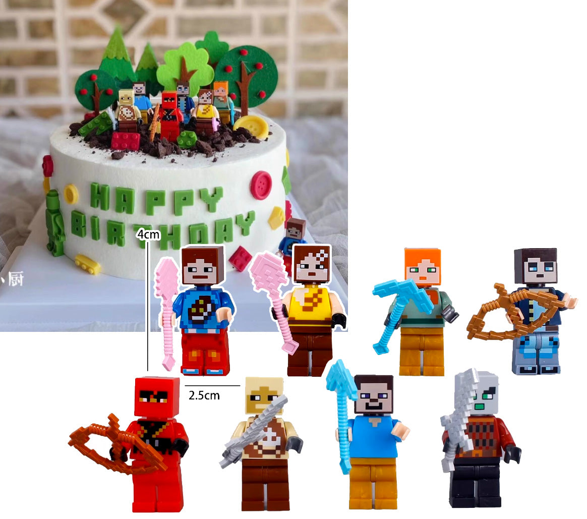 Minecraft Cake Toppers & Decoration