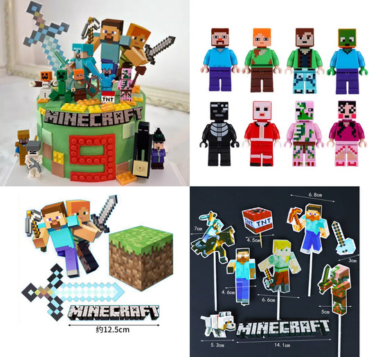Minecraft Cake Toppers & Decoration