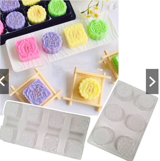 8 cavity PP jelly mooncake Mould