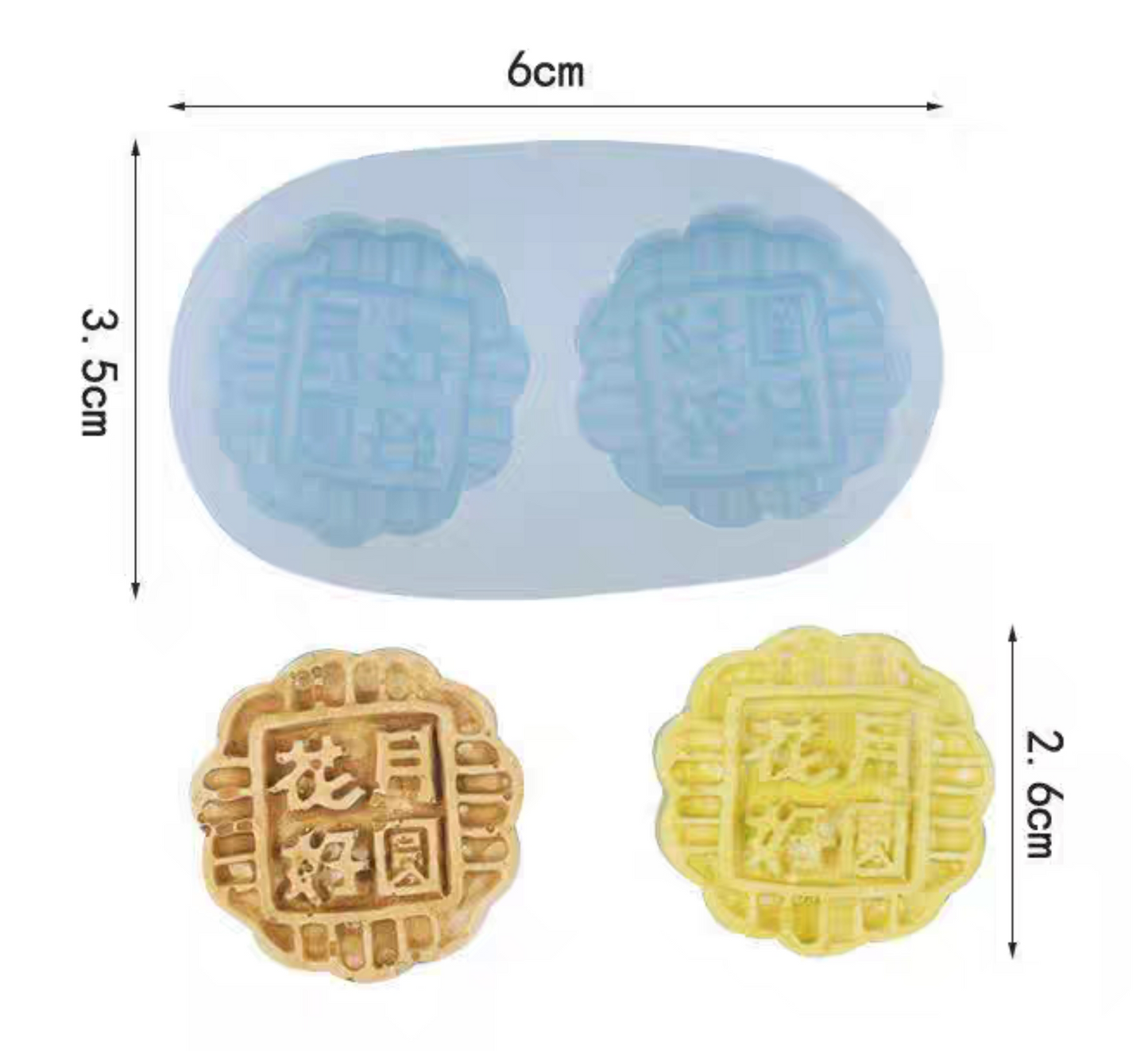 Rabbit bunny mousse silicone mould agar agar jelly mooncake silicon mold