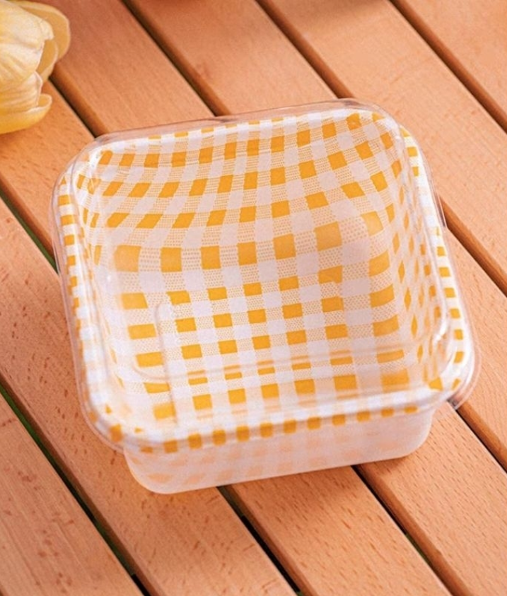 🔥10pcs cake box container tiramisu cup cake plastic tray mousse cups disposable pudding takeaway box