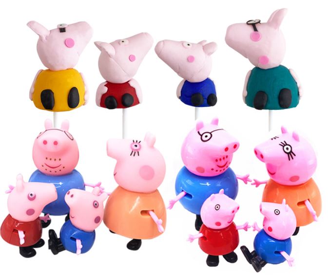 Peppa Pig Cake Topper Figurine