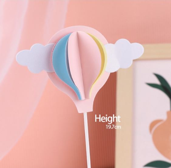 Unicorn topper cloud cake topper cake decorating tool hot air balloon decoration