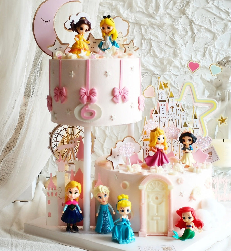 8pcs Disney Figurines Cake Topper