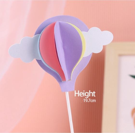 Unicorn topper cloud cake topper cake decorating tool hot air balloon decoration