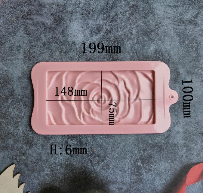 Rose Chocolate Bar Mould
