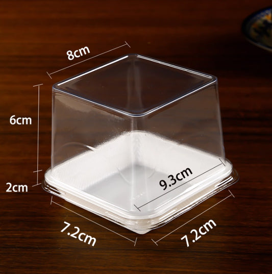 10pcs Cupcake Box Single Slice Cake Box