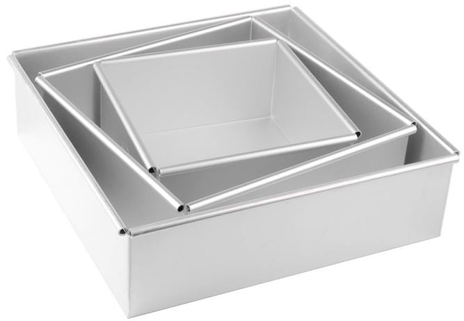 Aluminium Square baking pan cake tin Brownie Pan
