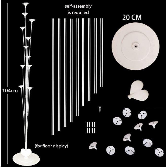 Balloon display stand floating balloons bouquet party decoration