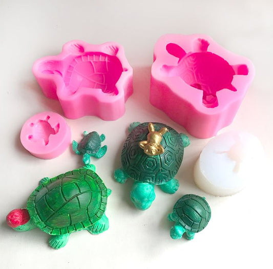 Guilinggao Tortoise Mould Turtle Silicone Mold 龟苓膏 Fondant Chocolate Jelly Cake Decoration Mould