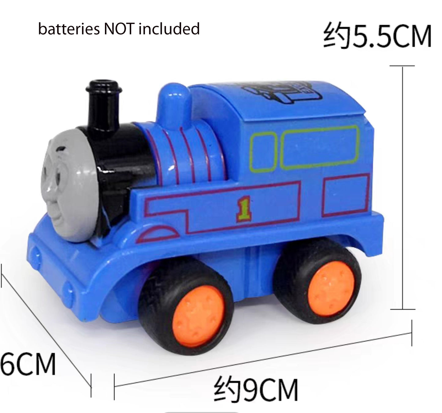 Moving Thomas and train tracks & train cake topper - make your own cake and fit up the tracks and train