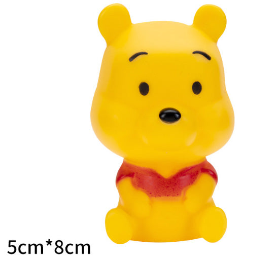 Winnie the Pooh toy figurine cake topper piglet tigger cake decoration for kids children house & tree topper bee