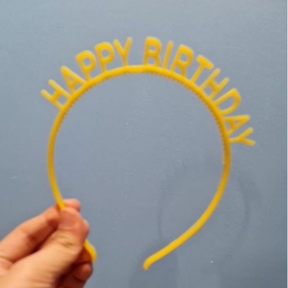 Happy birthday hairband kids birthday party decoration