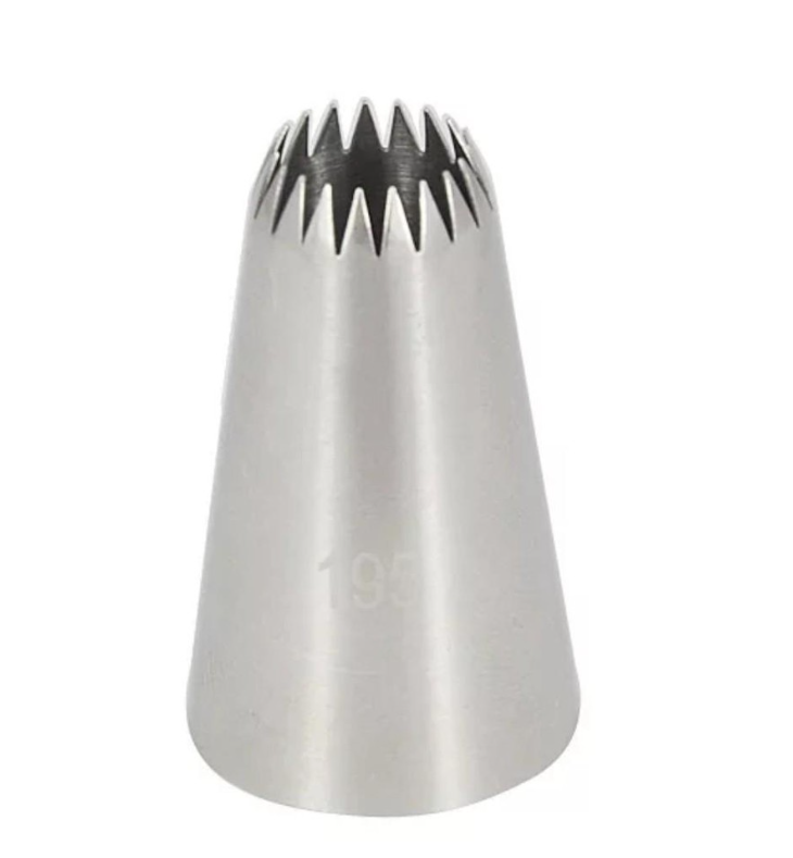 🇸🇬 Cookie Piping tip 195 for floral sunflower piped cookie seamless meringue kisses piping nozzle